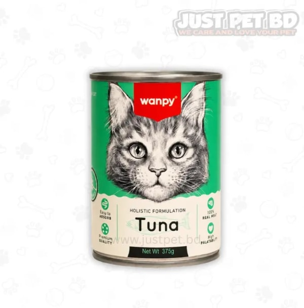 Wanpy Tuna Canned Cat Food 375g