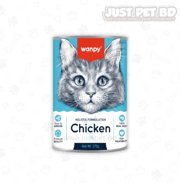 Wanpy Chicken Canned Cat Food 375g