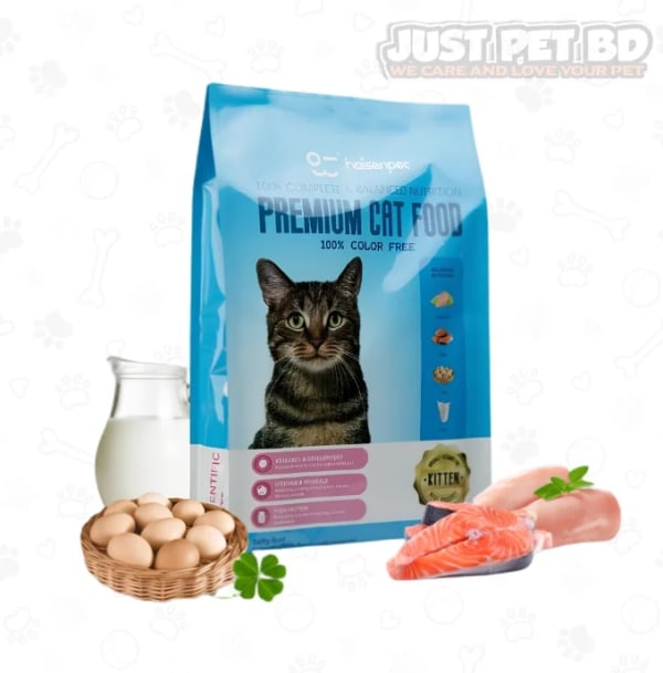 Haisenpet Premium Kitten Dry Cat Food Chicken, Fish, Egg & Milk 3KG