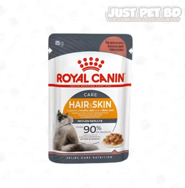 Royal Canin Pouch Hair & Skin Care Gravy 85gm