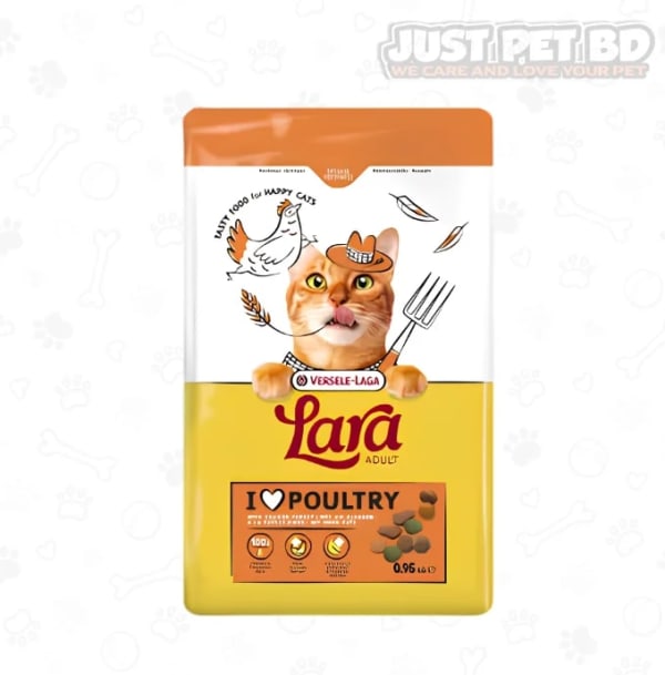 Lara Dry Cat Food Adult Poultry 950gm