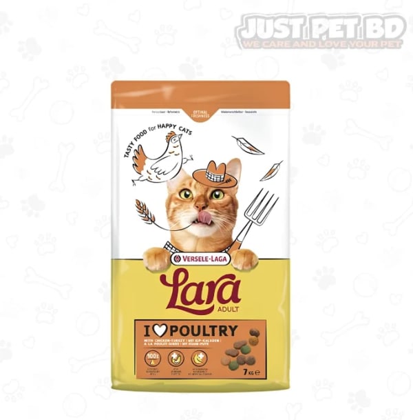 Lara Dry Cat Food Adult Poultry 7KG