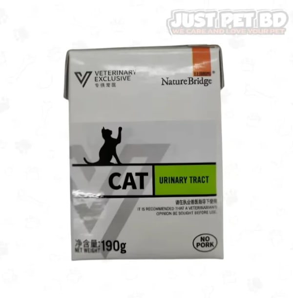 Nature Bridge Veterinary Exclusive Wet Cat Food for Urinary Tract 190gm