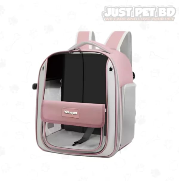 Ventilated pet carrier backpack