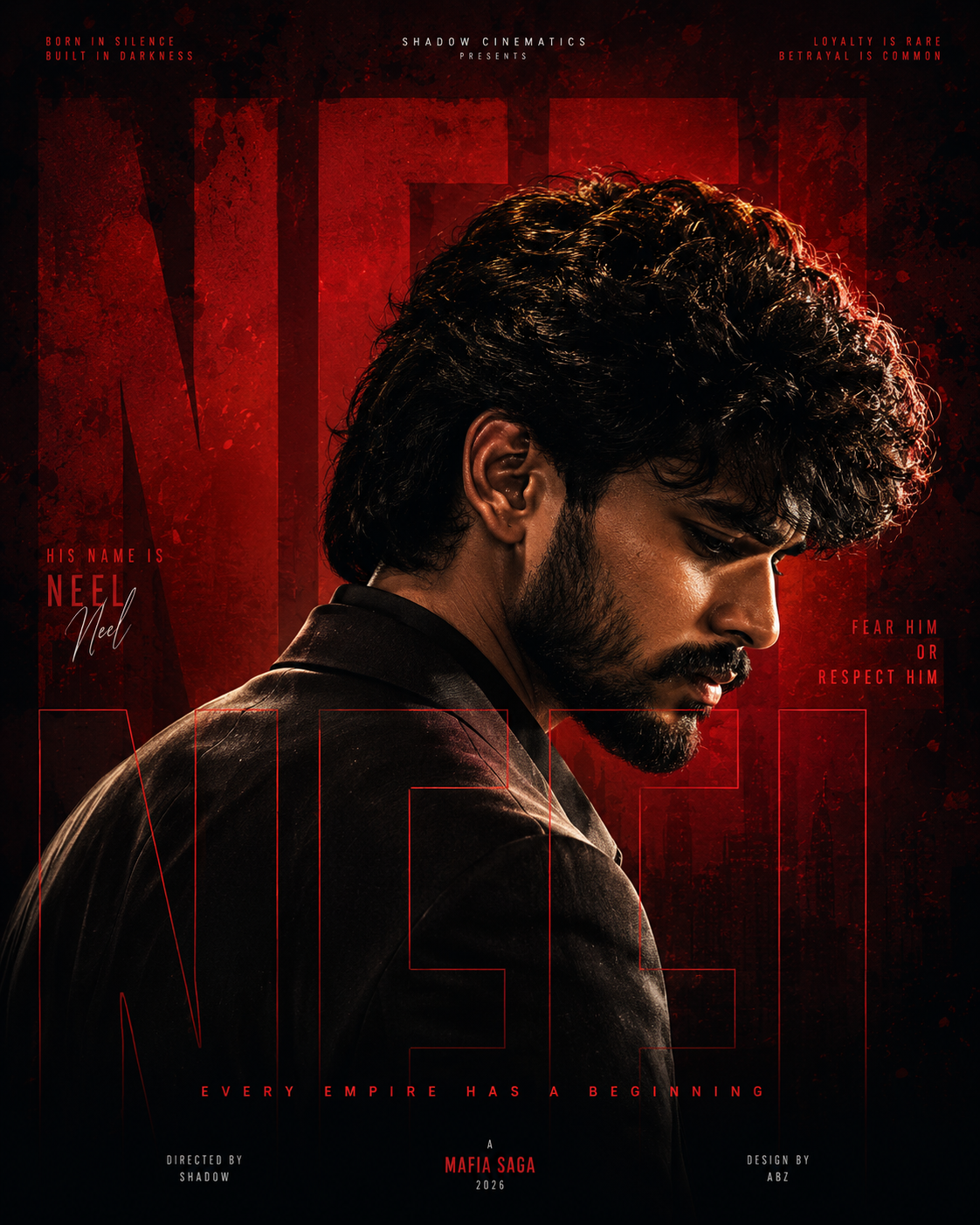 South Indian Mass Movie Poster - Solo Male – Poster AI Image Prompt