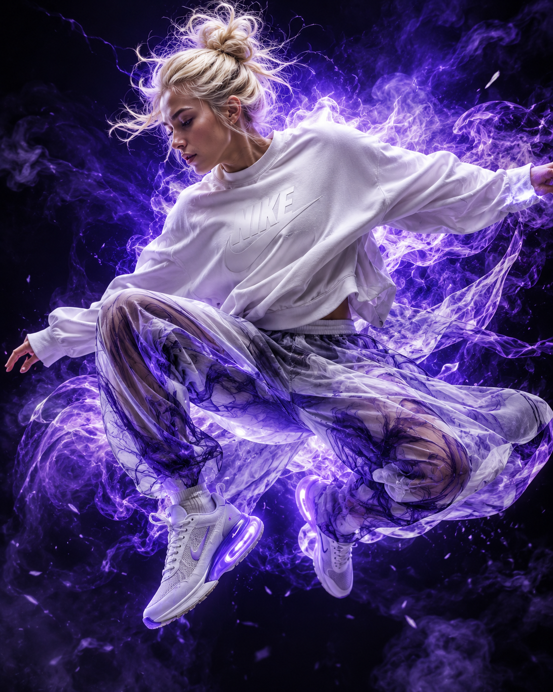 Nike Athletic Fantasy – Energy Burst - Fashion / Brand AI Image Prompt