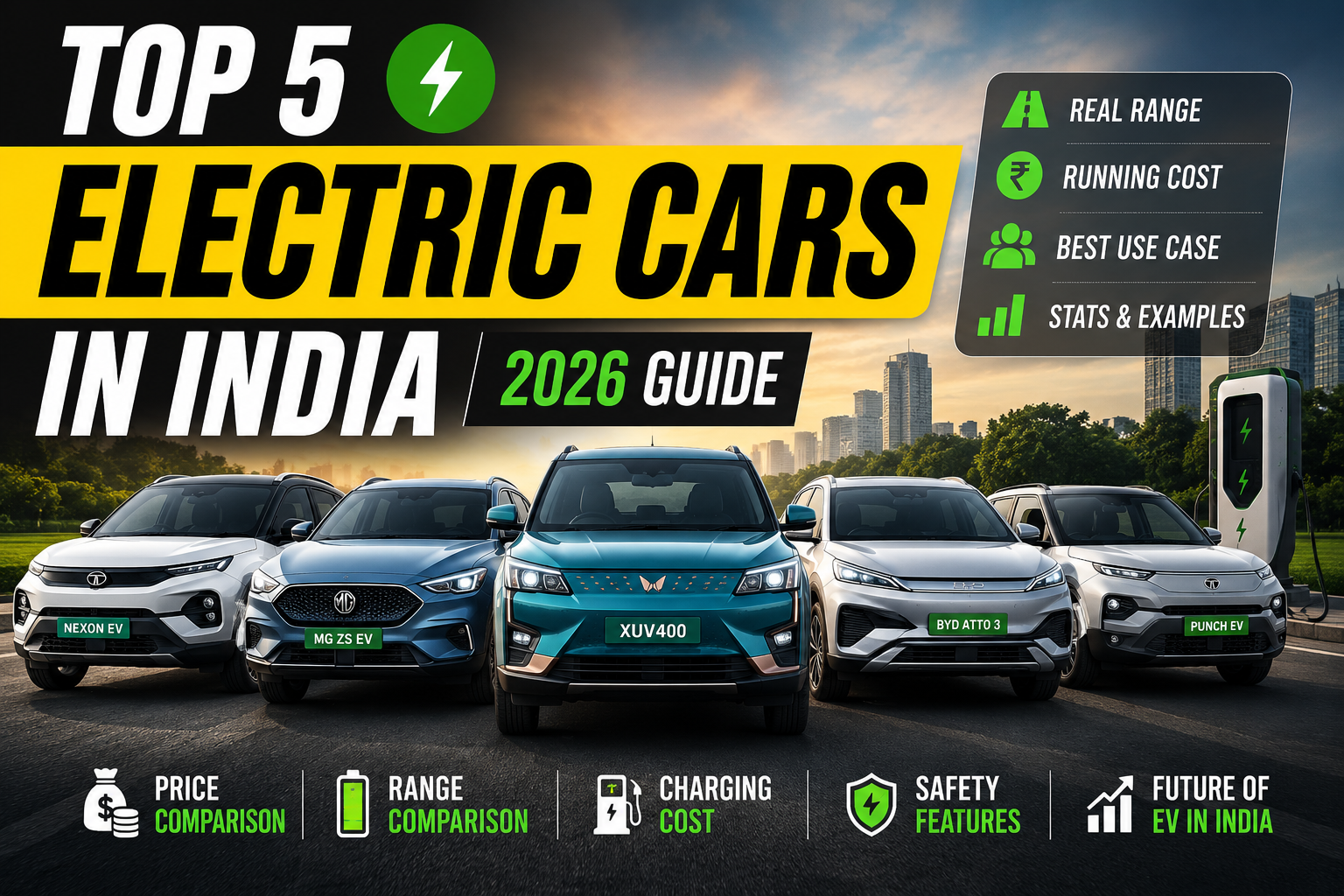 Top 5 Electric Cars in India Worth Buying in 2026