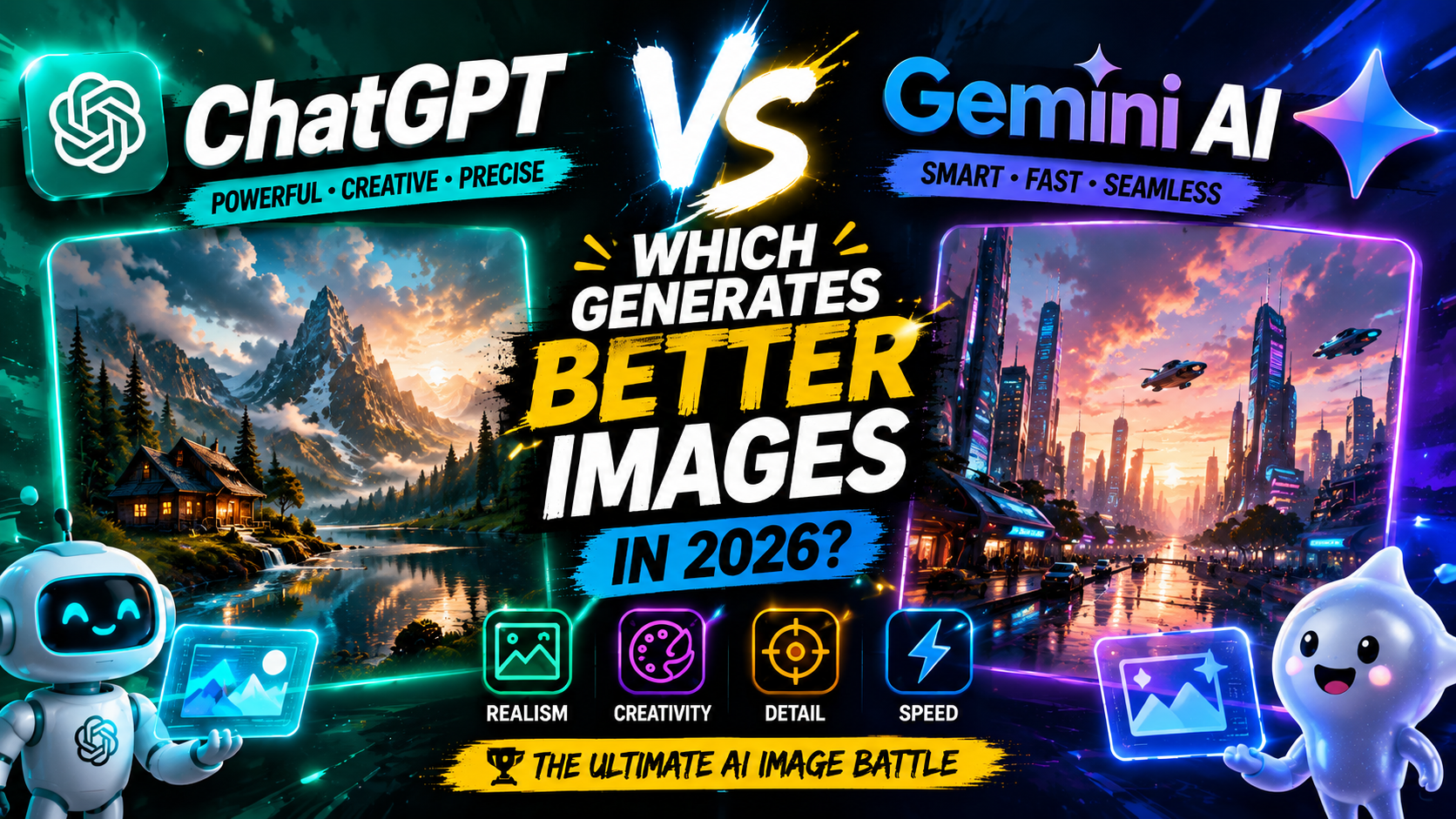 ChatGPT vs Gemini AI: Which Generates Better Images in 2026? Cover Image