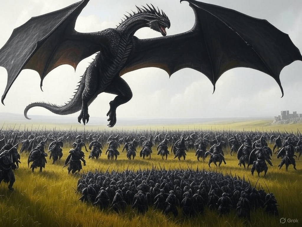 Os 5 Primeiros Montadores de Balerion, o Terror Negro!