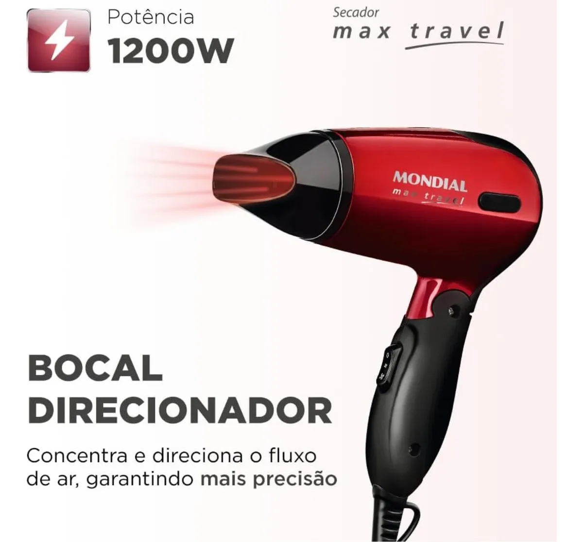 Mondial Max Travel SC-10: Secador Compacto e Prático