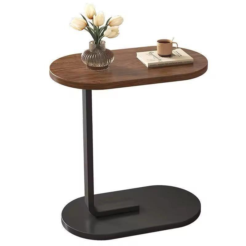 C Shaped End Side Table For Small Spaces Living Room Couch And Bed