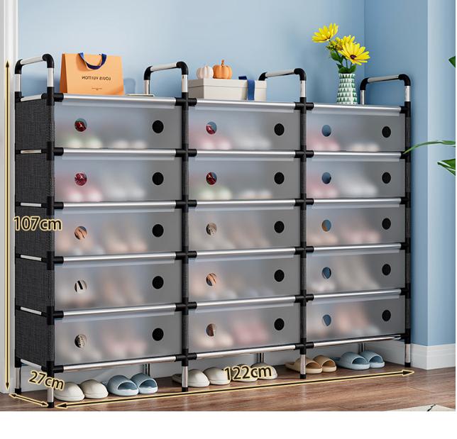 Plastic shoe rack