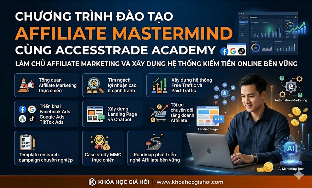 Chương Trình Đào Tạo Affiliate Mastermind Cùng Accesstrade Academy