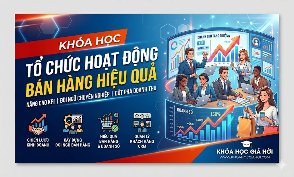 Khóa Học Tổ Chức Hoạt Động Bán Hàng Bán Hàng Hiệu Quả