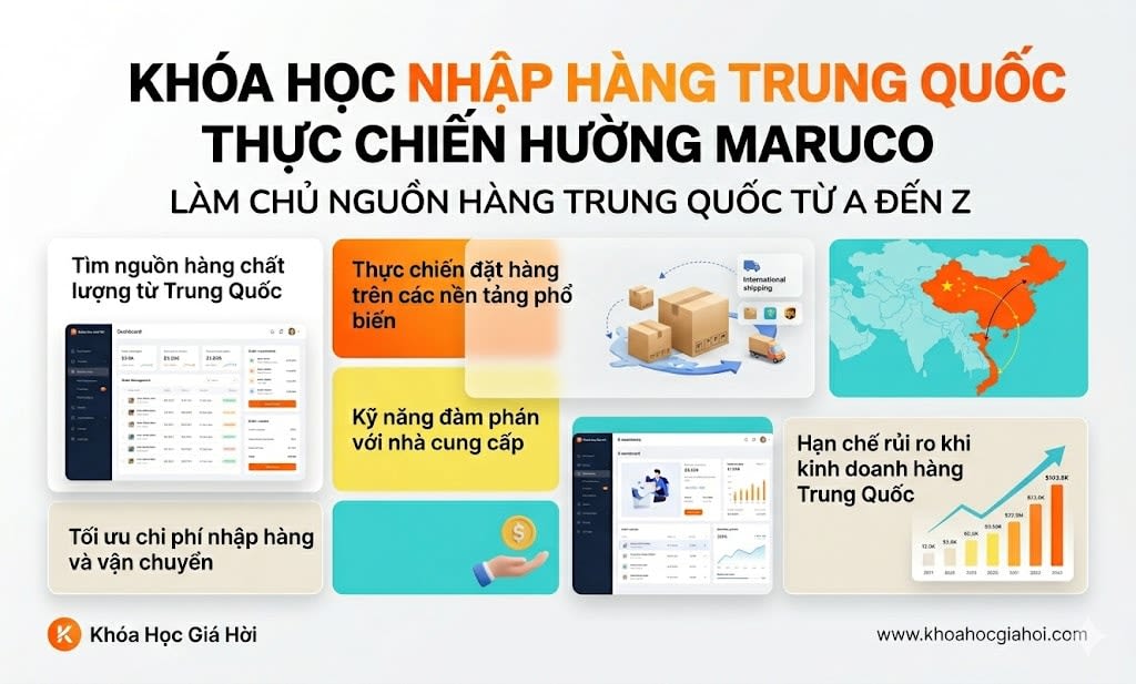 Khóa Học Nhập Hàng Trung Quốc Thực Chiến Hường Maruco
