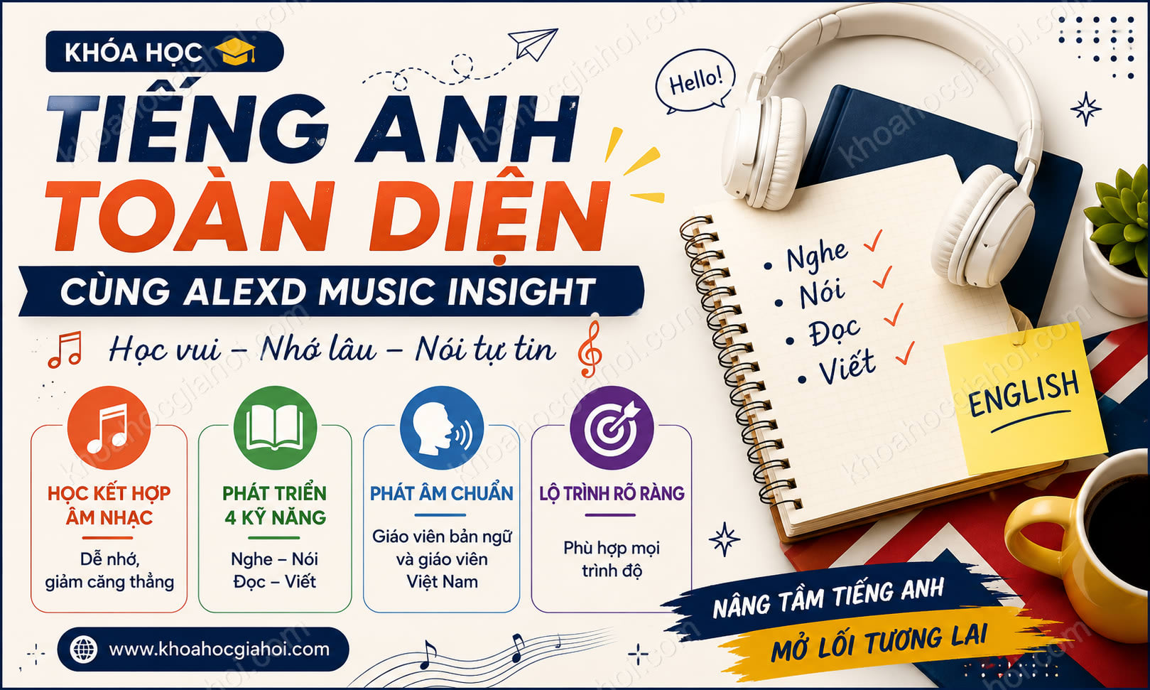 Khoá Học Tiếng Anh Toàn Diện Mattomo