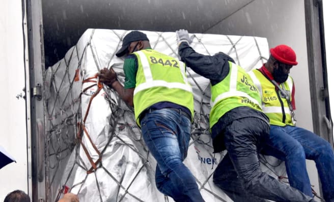 South Africa Receives First COVID Vaccine Shipment