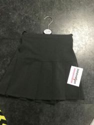 Dropped Pleat Skirt - Grey