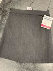 Heart Straight Skirt - Grey