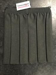 Pleated Box Skirt