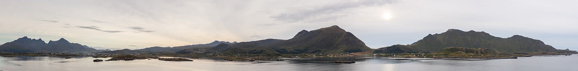Lofoten aerial view