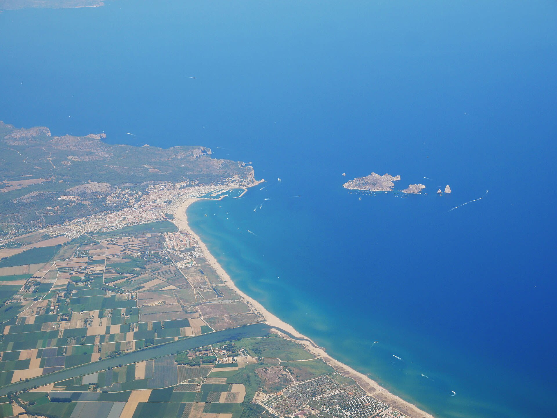 Costa Brava aerial view