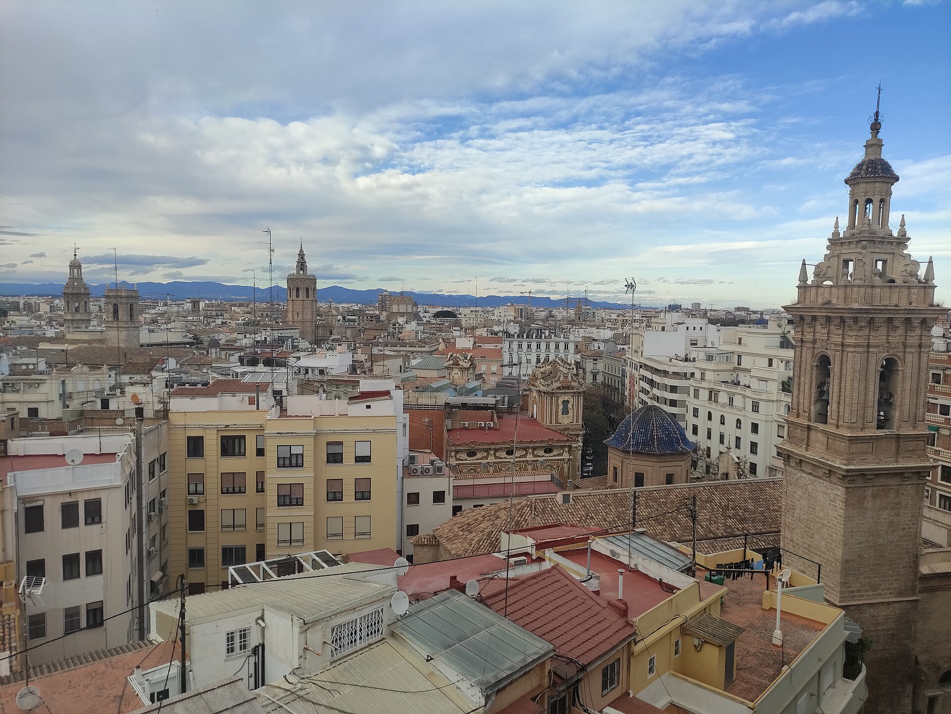 Vista aérea de Valencia