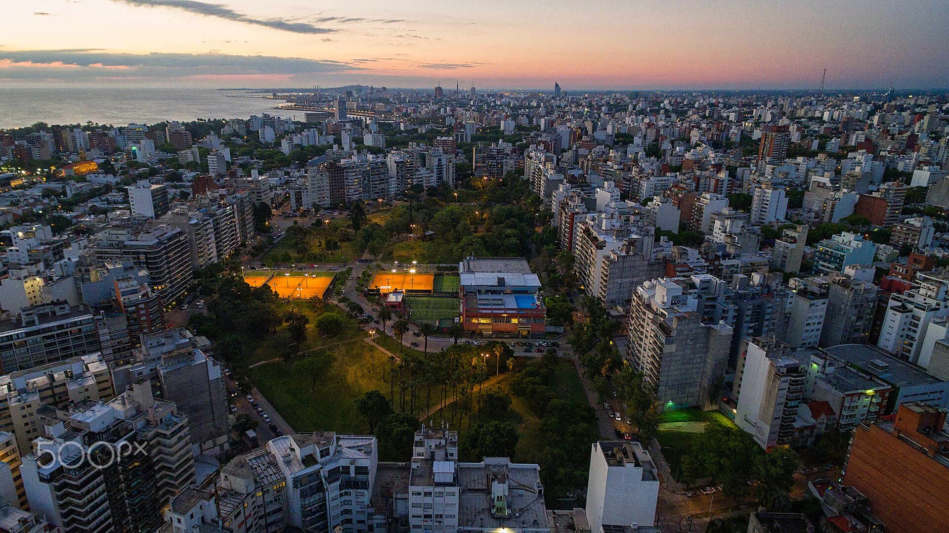 Biarritz aerial view
