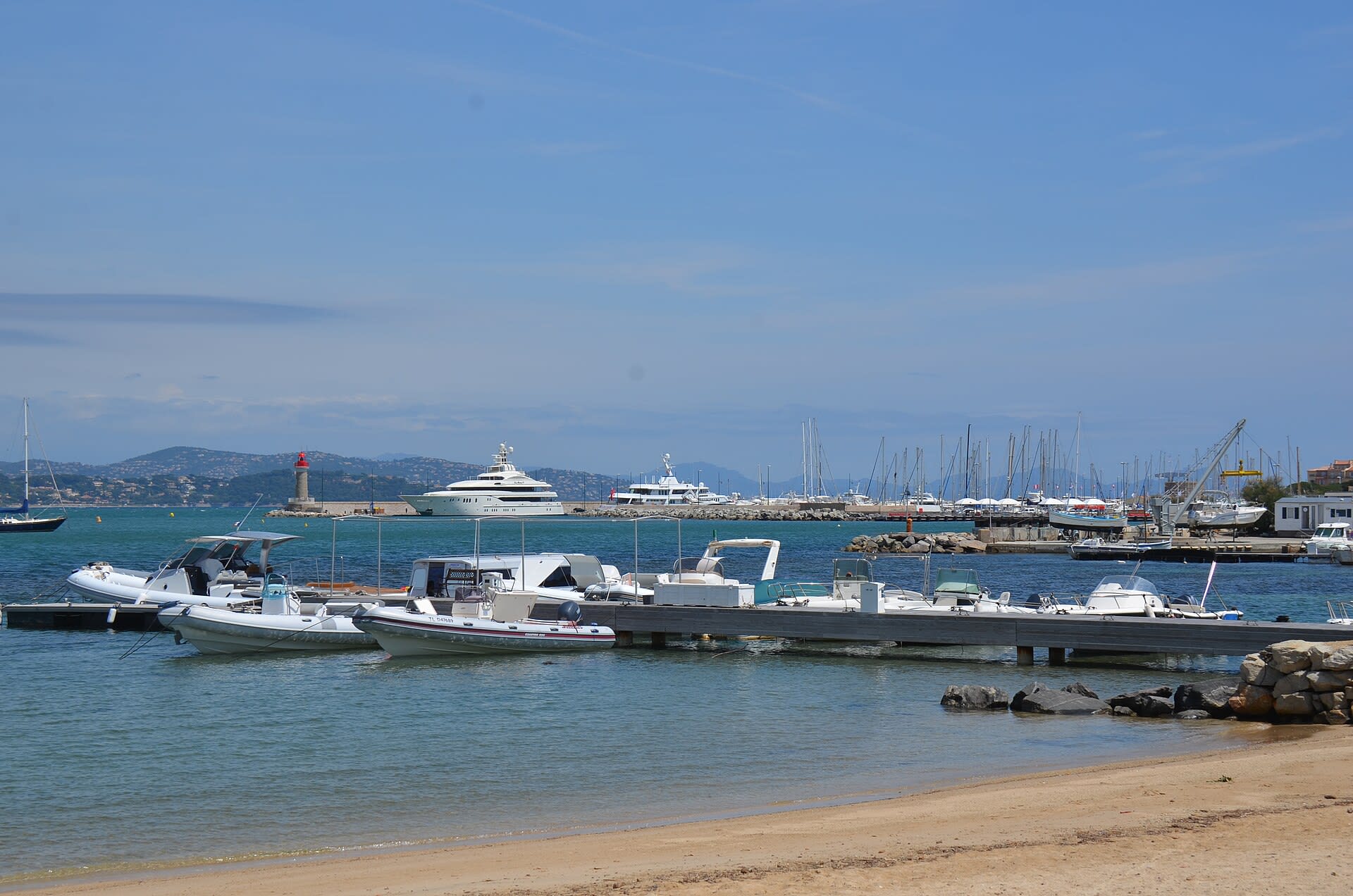Saint-Tropez aerial view