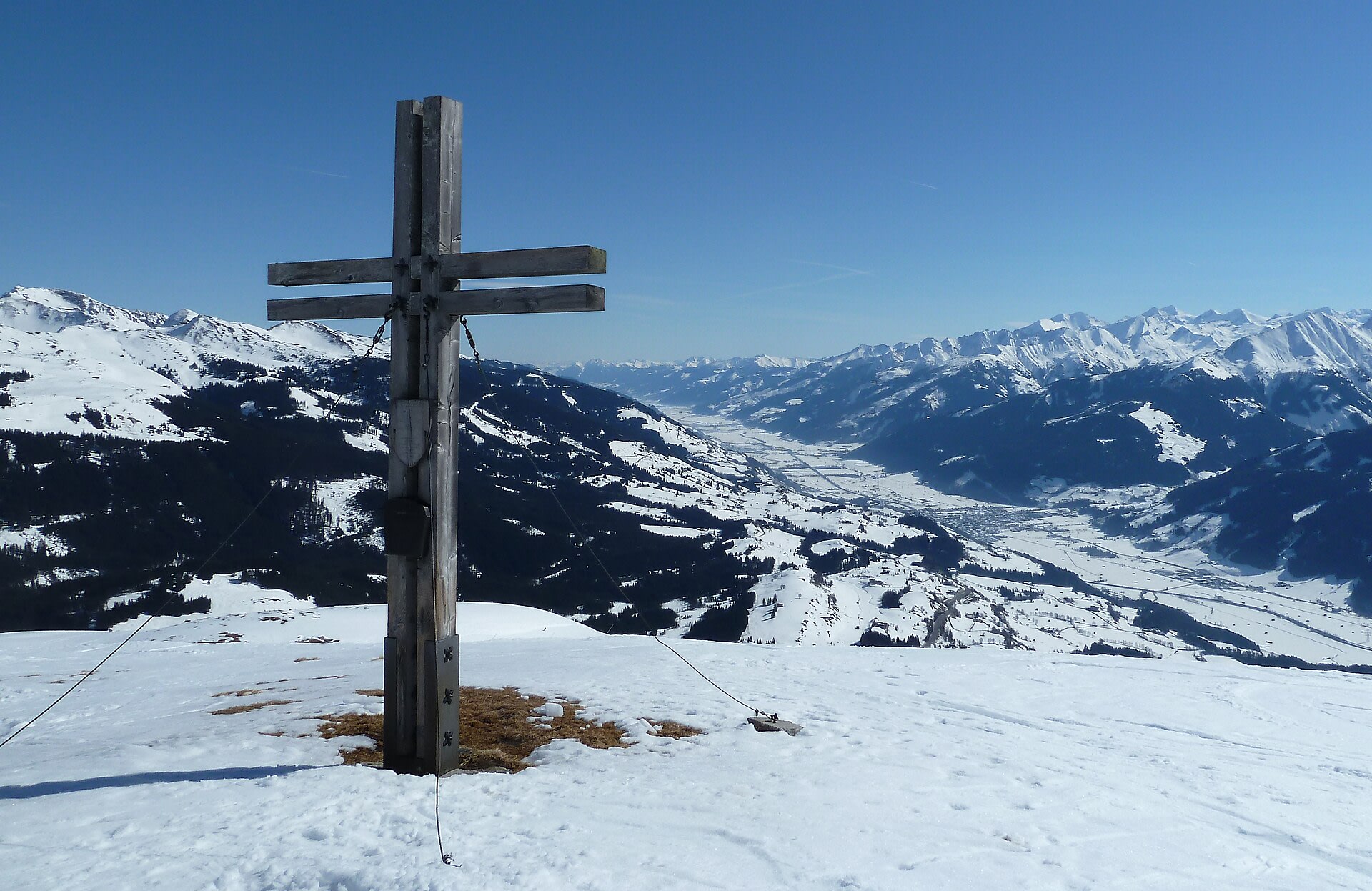 Kitzbühel aerial view