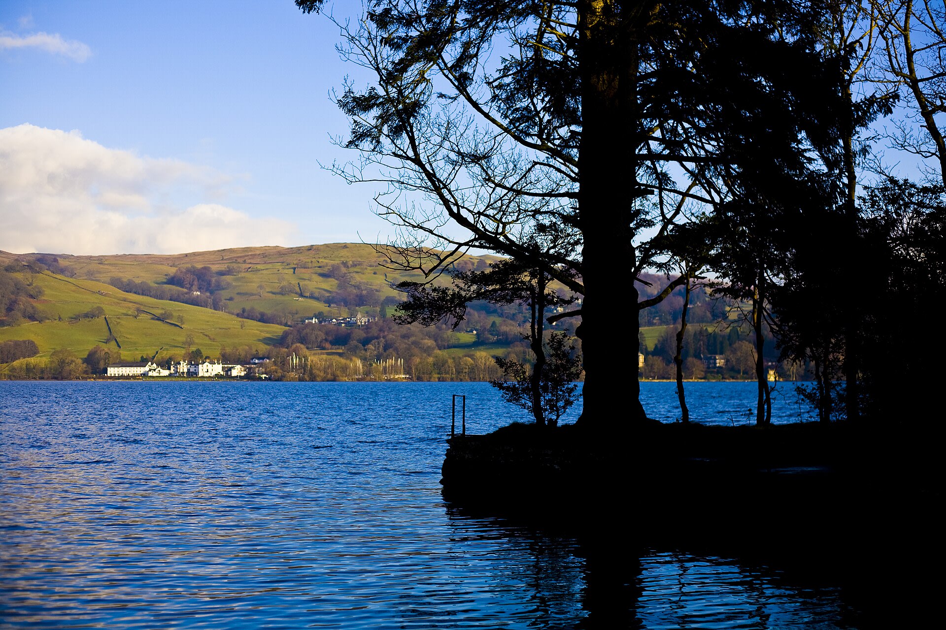 Lake District aerial view
