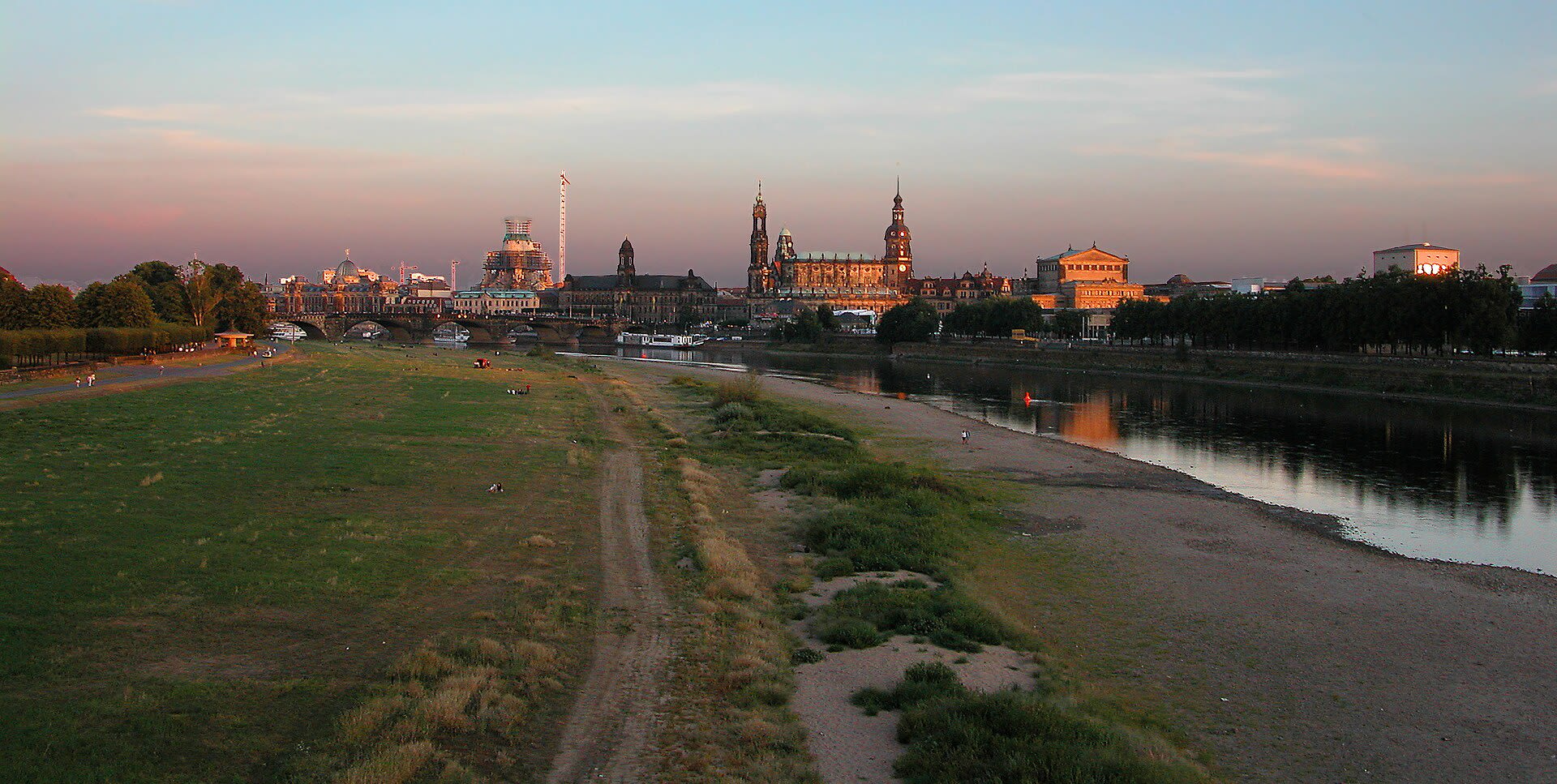 Dresden & Leipzig aerial view