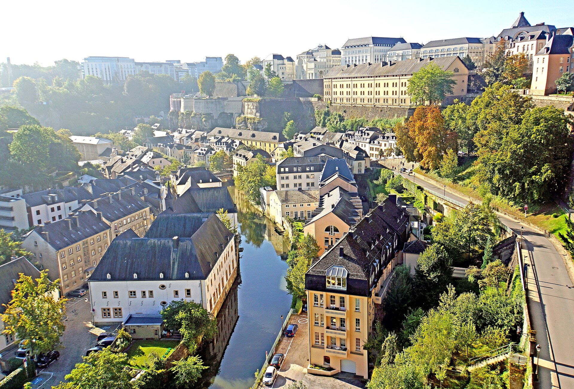 Luxembourg aerial view