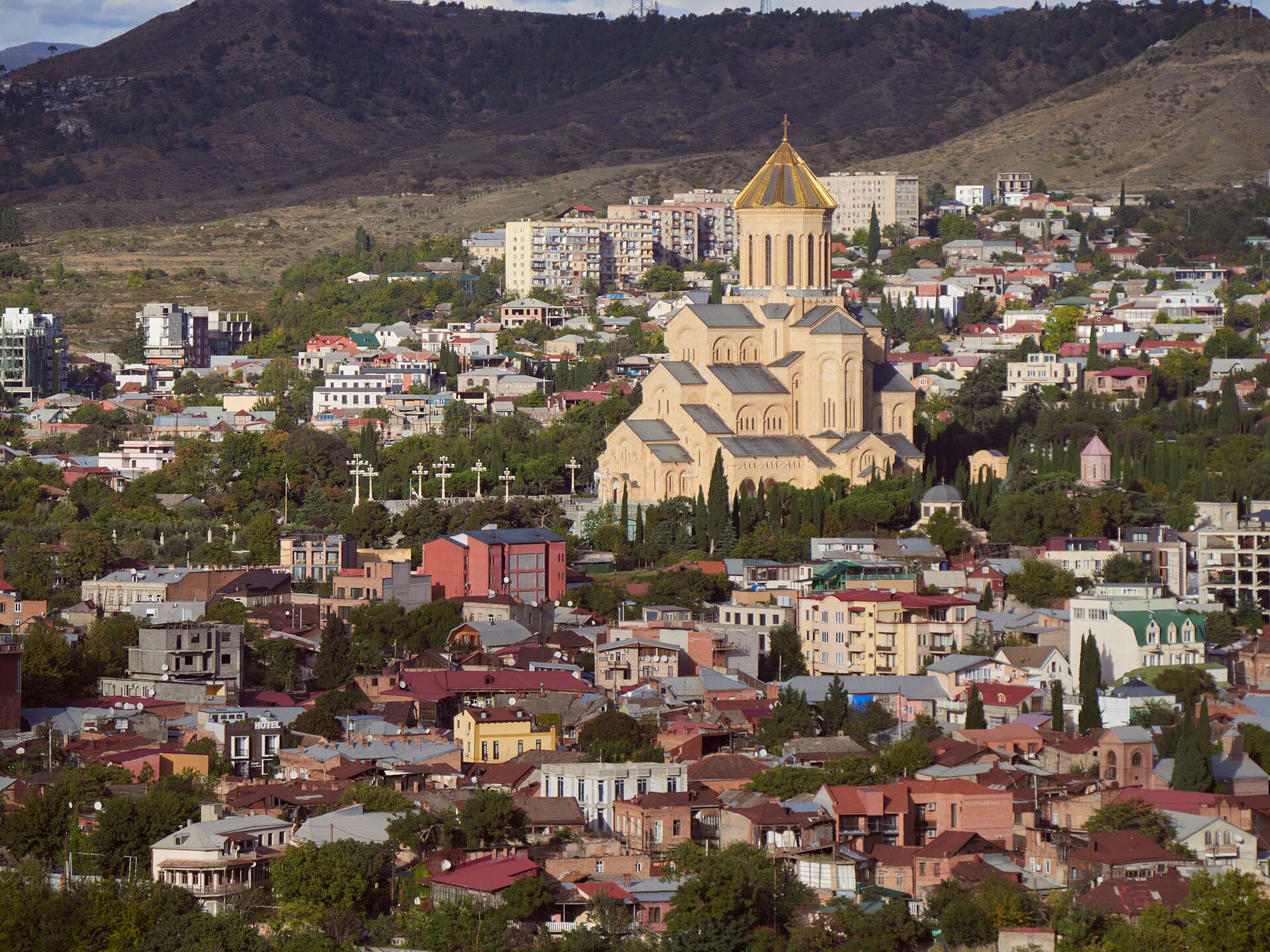 Vista aérea de Tiflis
