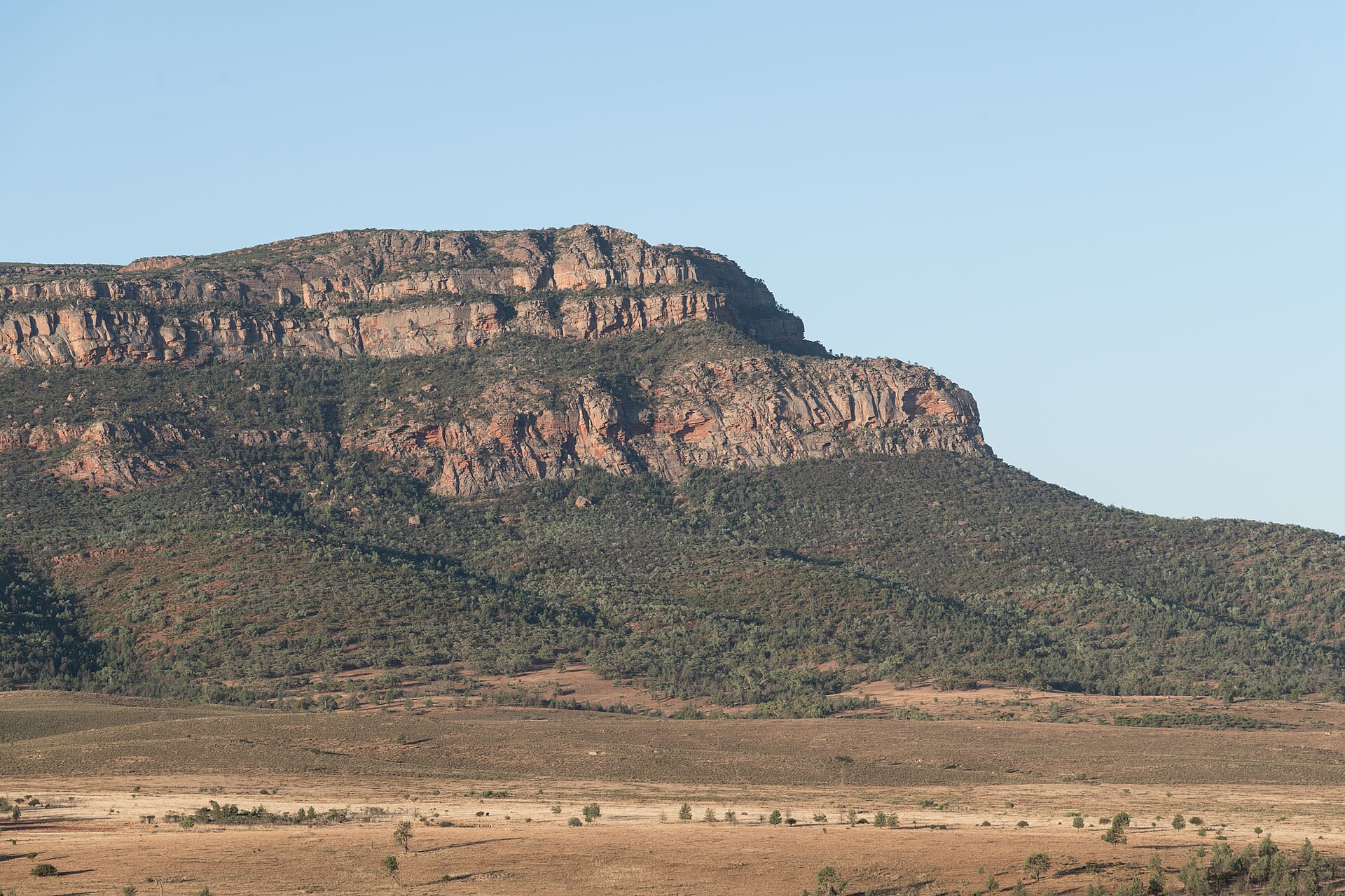 Vista aerea di Flinders Ranges