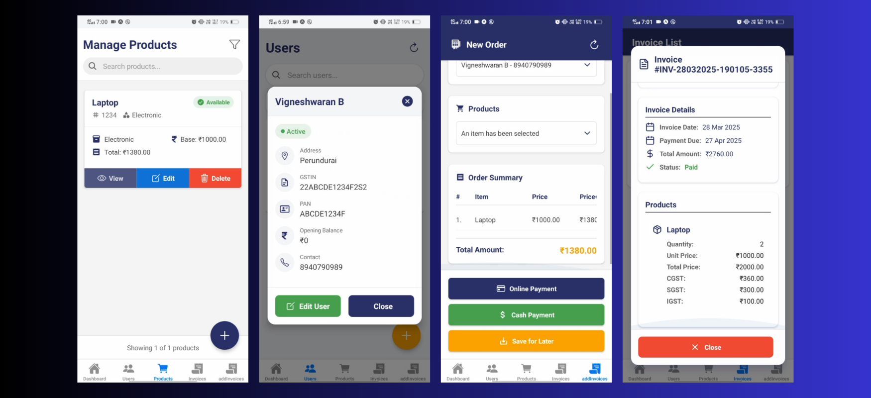 Customer Management(APP)