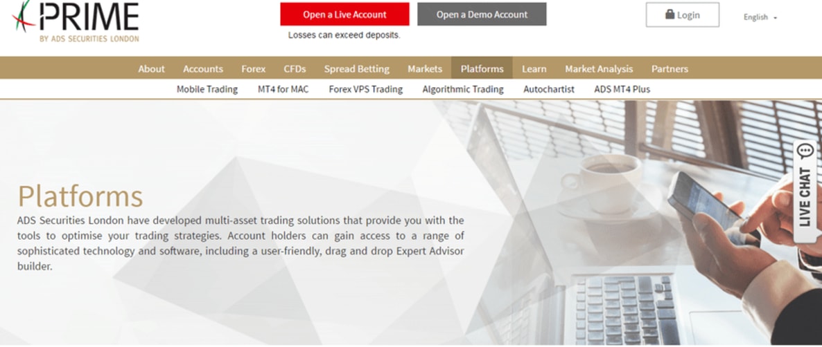Ads security trading