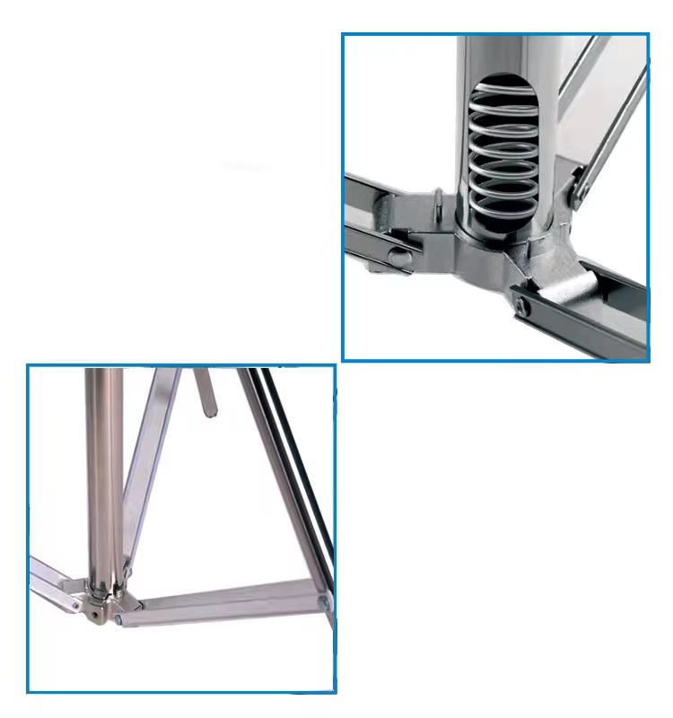 Trépied Lumière Robuste en Acier Inoxydable Selens  2,8 m miniature 4