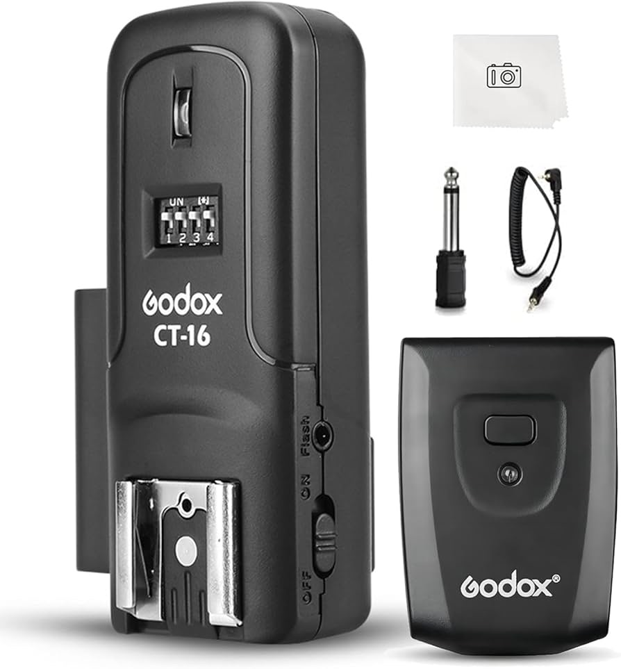 Déclencheur Godox CT-16 , synchronisation avec flash studio et cobra 