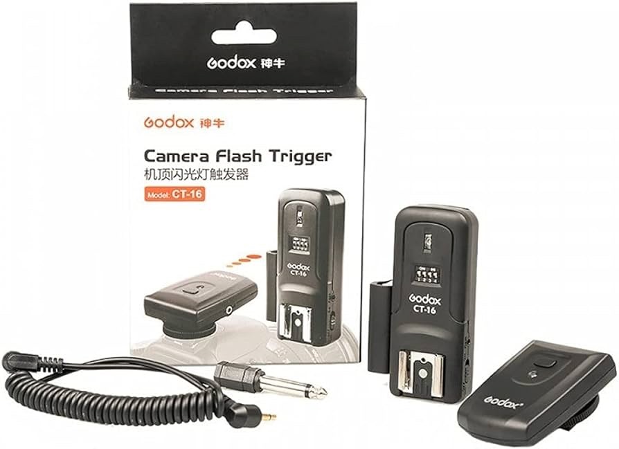 Déclencheur Godox CT-16 , synchronisation avec flash studio et cobra  miniature 3