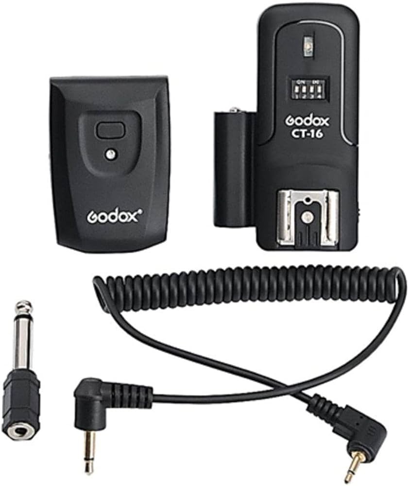 Déclencheur Godox CT-16 , synchronisation avec flash studio et cobra  miniature 2