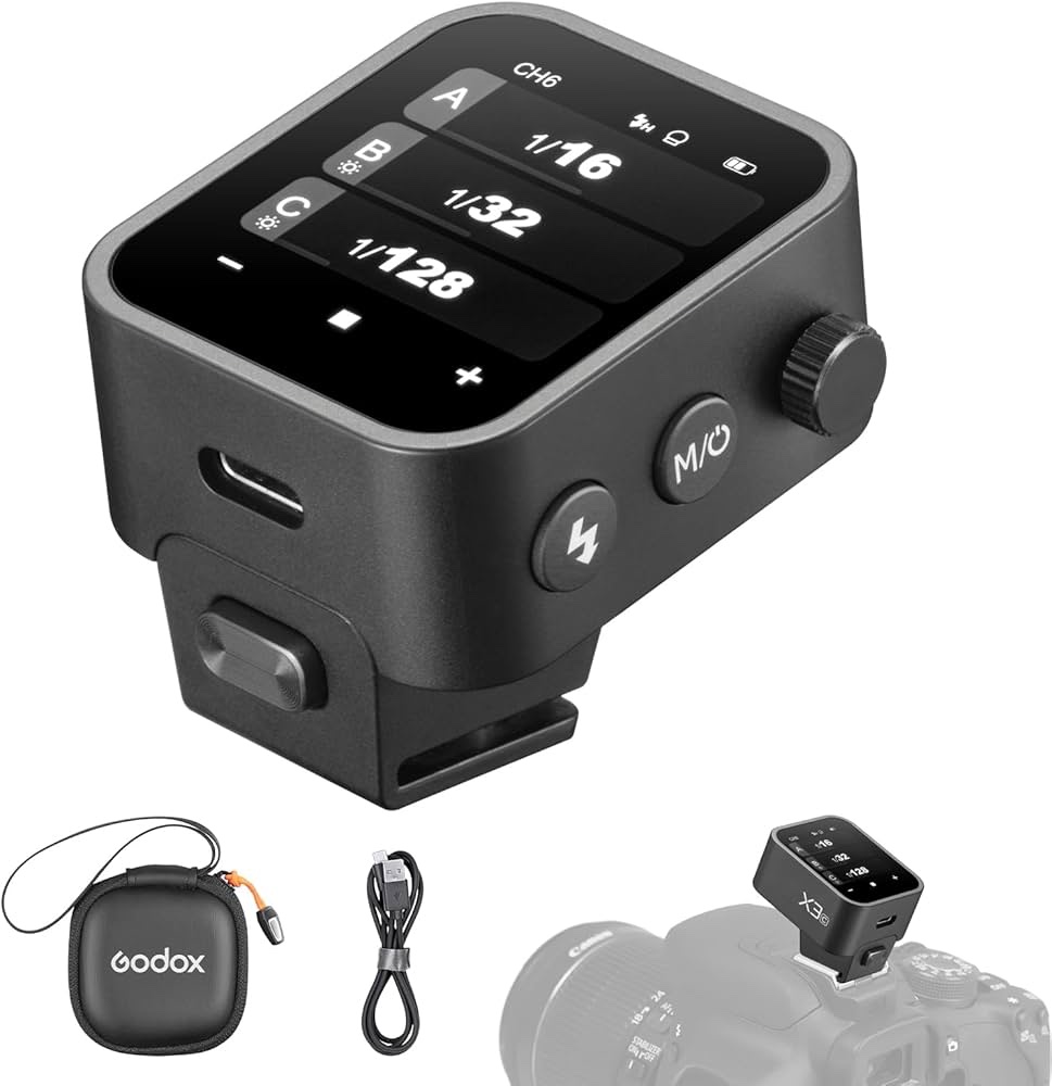 Déclencheur Godox X3, déclencheur avec écran tactile 