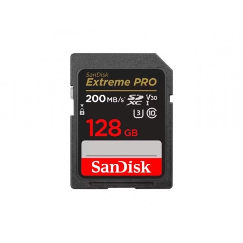 Carte mémoire Sandisk extreme Pro 128 GB 200MB/S miniature 3