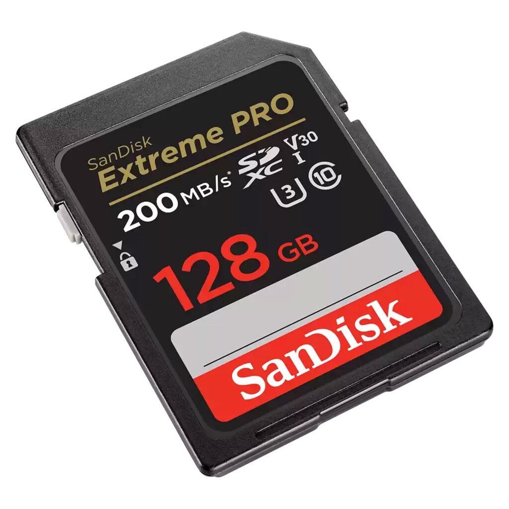 Carte mémoire Sandisk extreme Pro 128 GB 200MB/S miniature 4