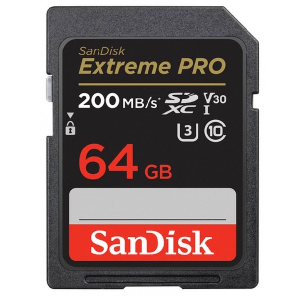 Carte mémoire sandisk extrême Pro 64 GB 200MB/S miniature 2