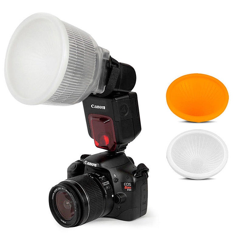 Diffuseur pour flash cobra universel adoucisseur de lumière  miniature 3