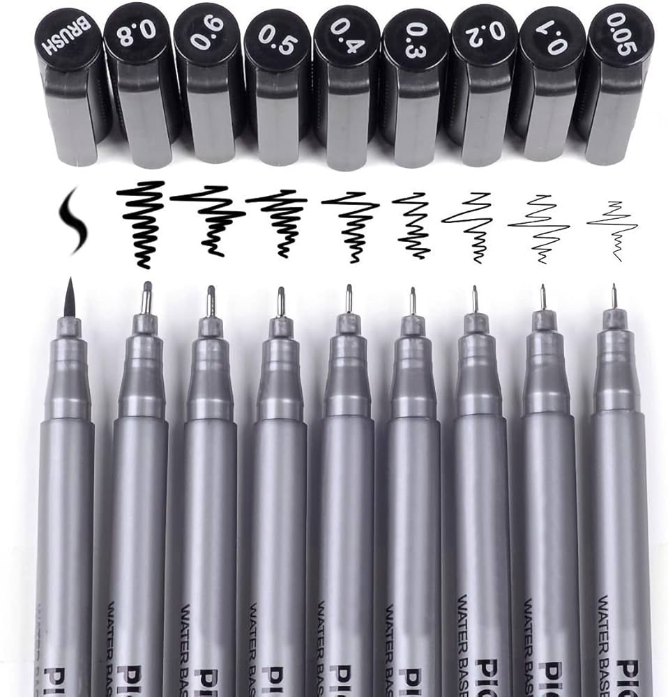 Pigment Fineliner noir miniature 2