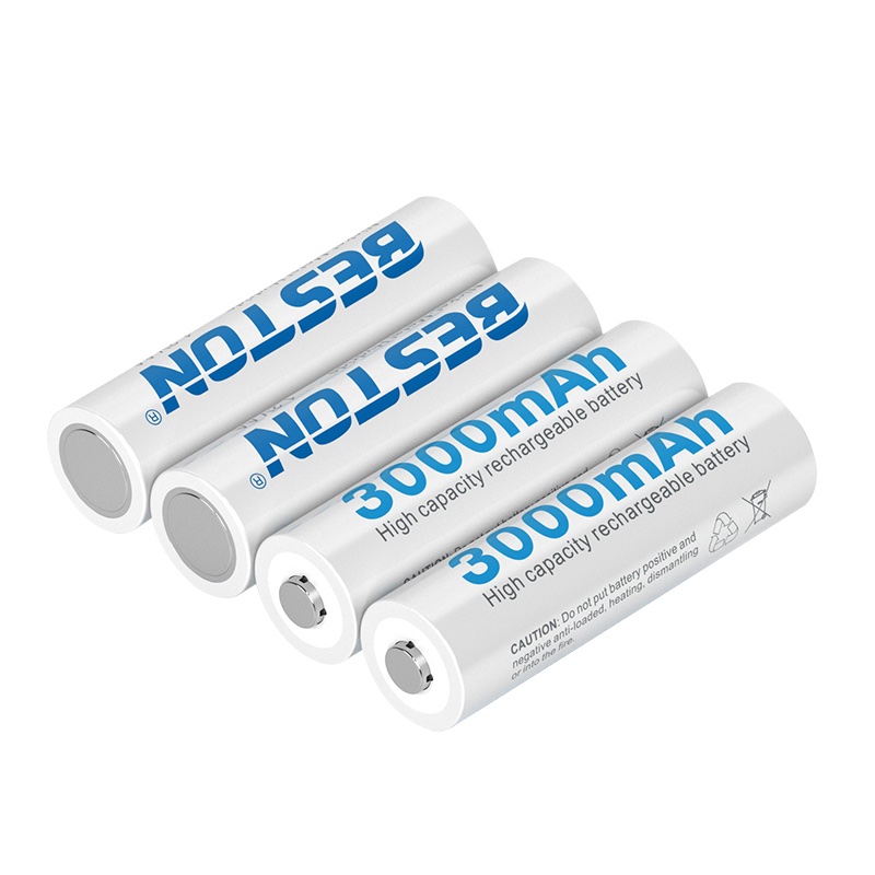 Pile rechargeable Beston 3000mAh de deux paires  miniature 3