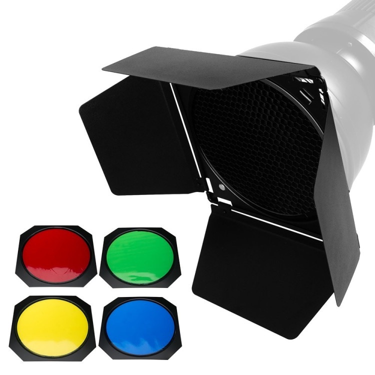 Gélatine pour flash studio avec 4 couleurs  miniature 2