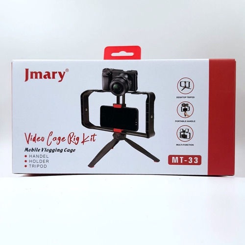 Cage vidéo Jmary MT-33 phone avec un mini  trépied  miniature 3